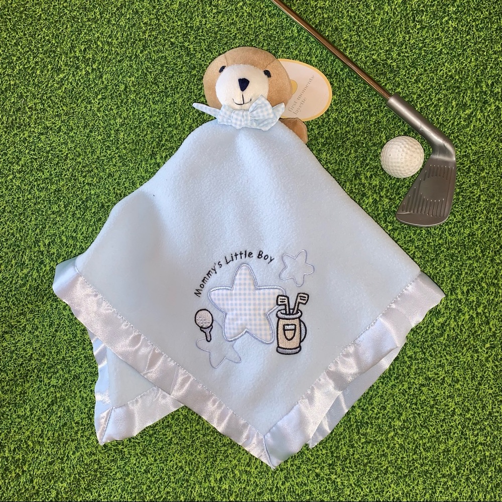 NWT First Moments Golf Theme Bear Lovey